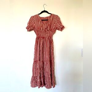 Gingham cottage dress